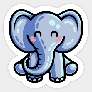 Kawaii Cute Elephant Sticker